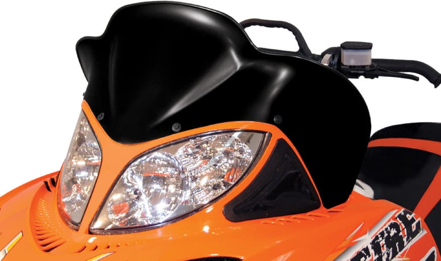 Powermadd Cobra Windshield Mid Black 17" Arctic Cat M-Series