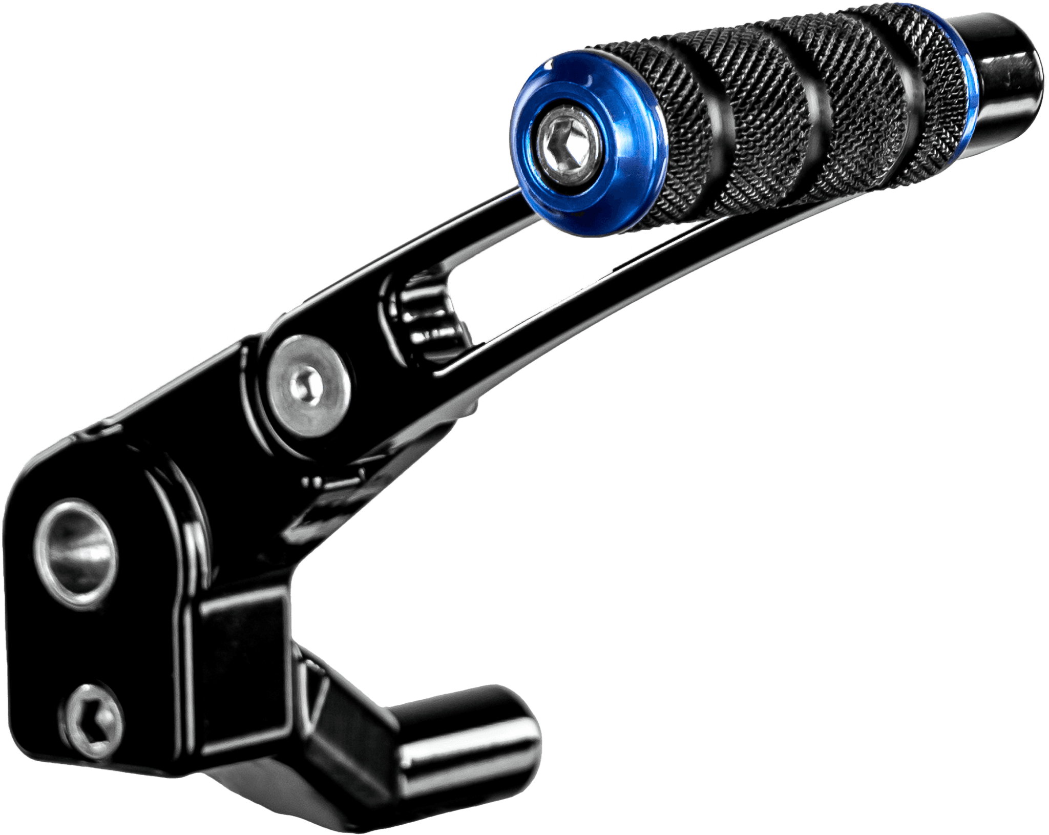 Santoro Fabworx Just The Tip Adj Brk Arm Black W/Toe Peg Blue