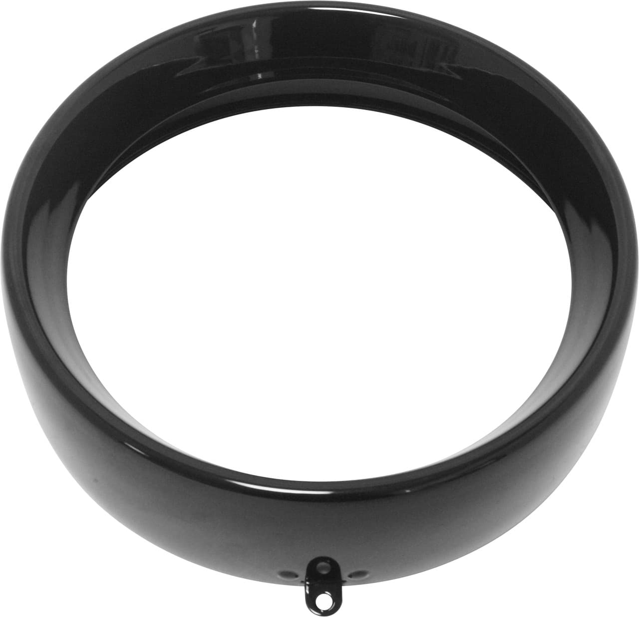 HardDrive Frenched Headlight Trim Ring Black 7 Tab Style