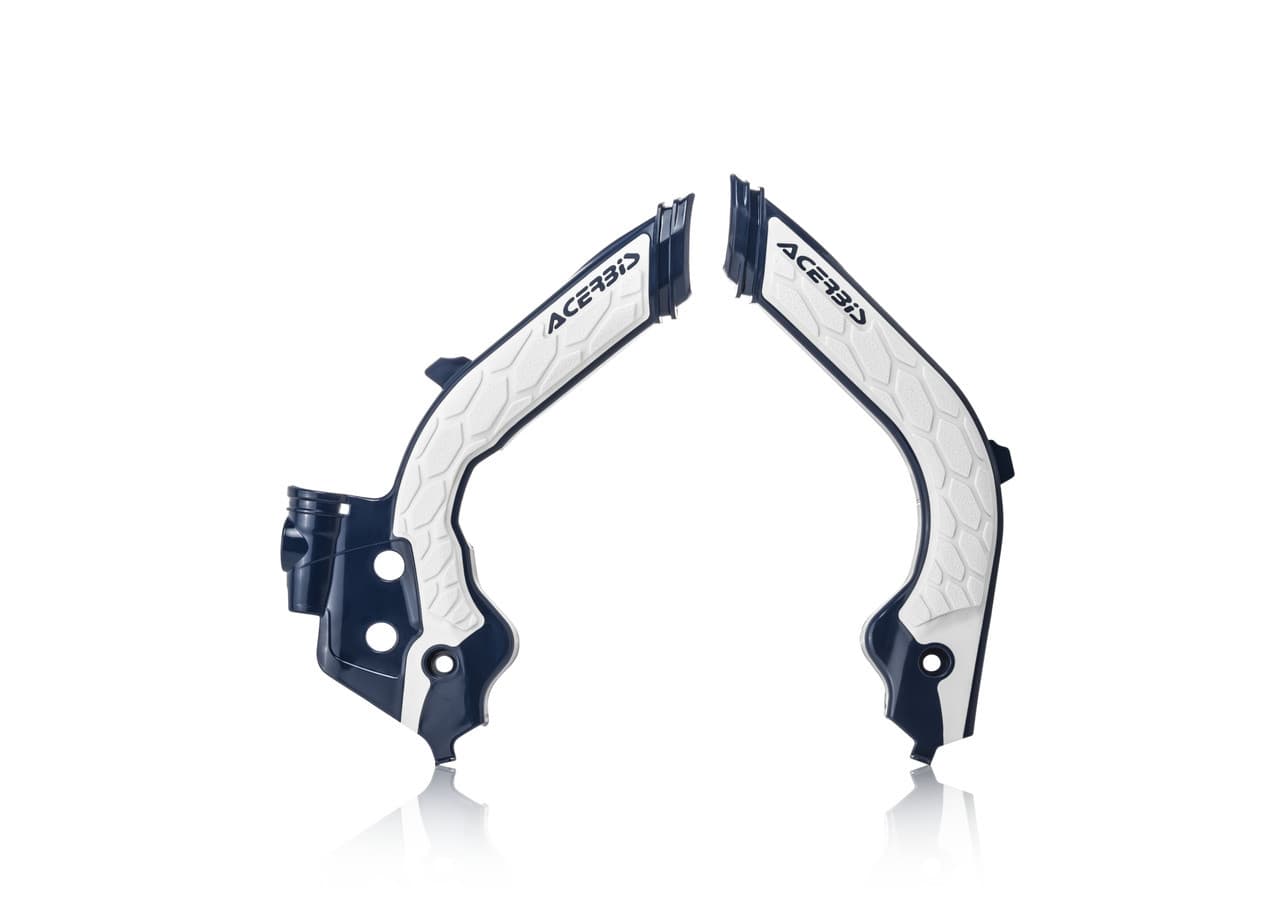 Acerbis X-Grip Frame Guard Husqvarna Blue/White