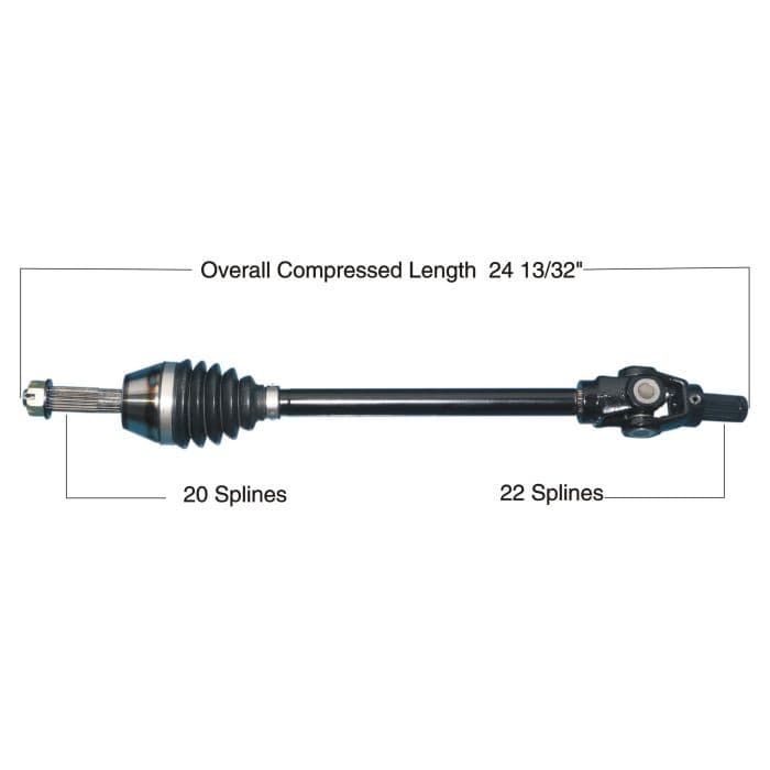 TYTANEUM HEAVY DUTY CV AXLE POLARIS FRONT LEFT / RIGHT