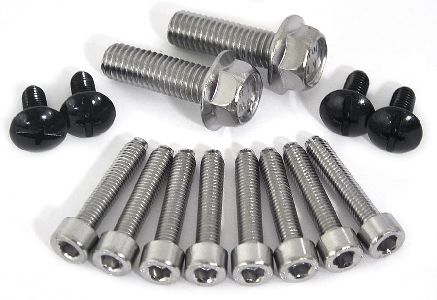 Cycra Replacement Hardware Series 1 Black/Silver