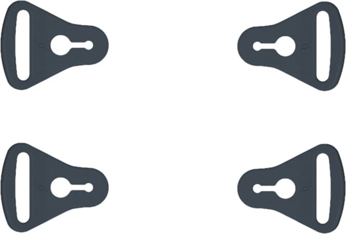 Pod K1 Knee Brace Strap Loop Set (Grey)