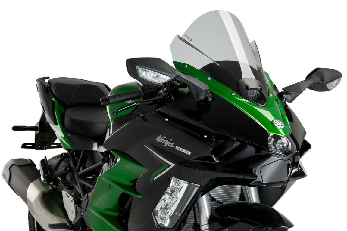 Puig Windscreen Z-Racing Smoke Kawasaki