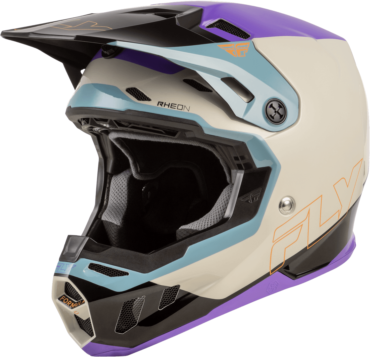 Fly Racing Formula Cc Glide Helmet Purple/Stone/Black 2X