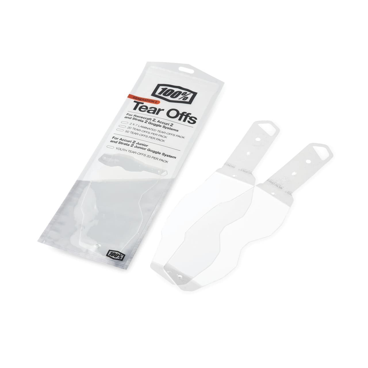 100-PERCENT RC2/AC2/ST2 Laminated Tear-Offs 2 X 7 Pack