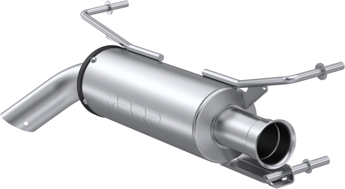 SINGLE SLIP-ON SYSTEM W/ 5" PERFORMANCE MUFFLER CHROME