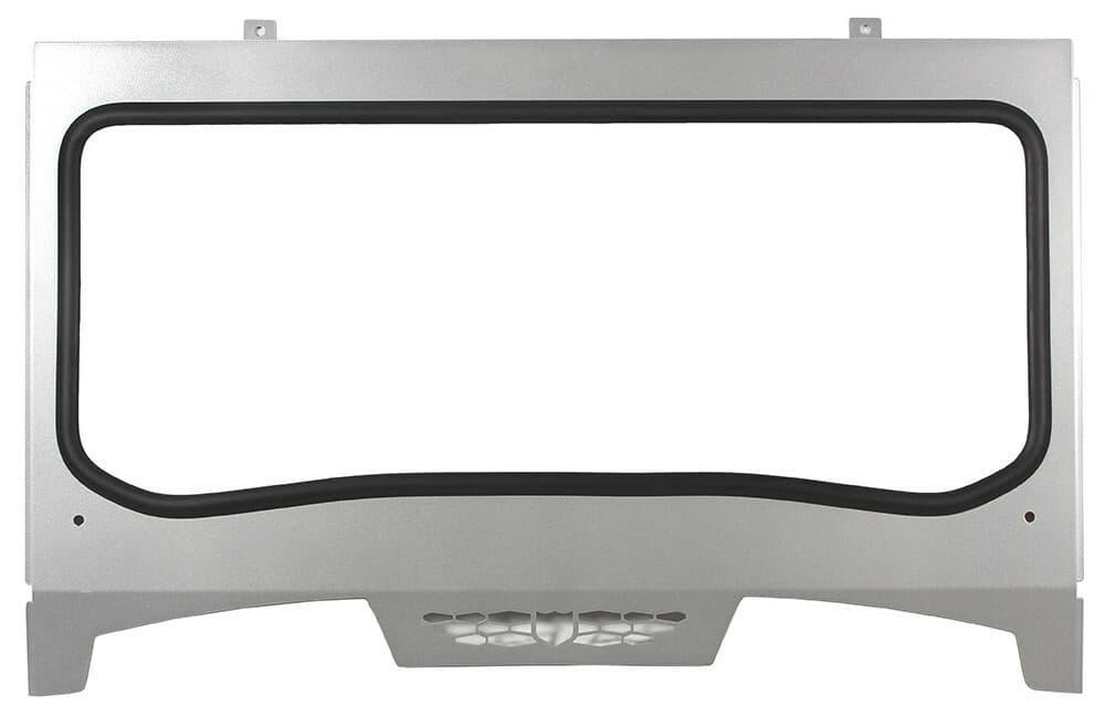 Pro Armor Asylum Front Windshield Sparkle Silver Metallic