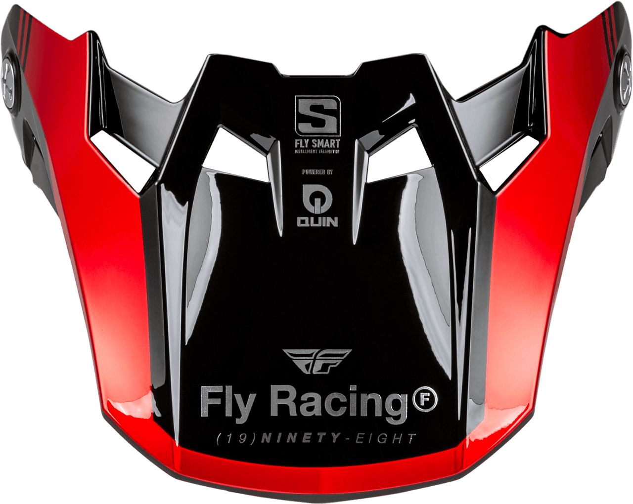 Fly Racing Formula S Carbon Legacy Visor Red Carbon/Black XL/2X