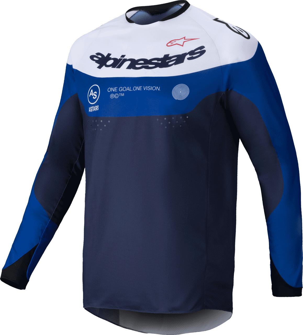 Alpinestars Pro-Dura Jersey Navy/Bright Blue/White SM
