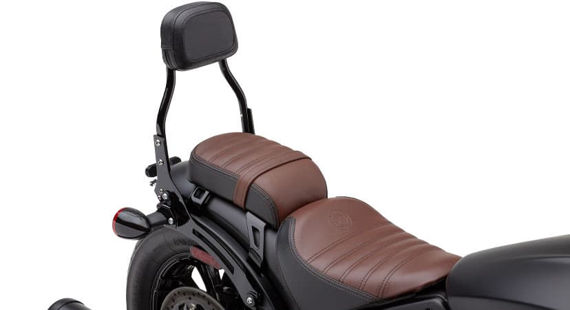 Cobra Detach Backrest Mini Black Scout Bobber 18-25