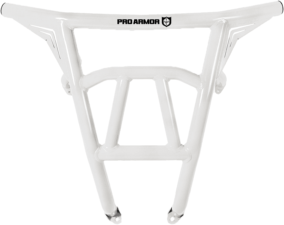 Pro Armor Rear Sport Bumper Matte White Pearl Polaris