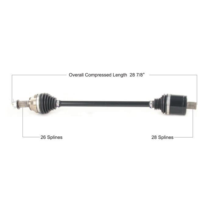 TYTANEUM HEAVY DUTY CV AXLE POLARIS REAR LEFT/RIGHT