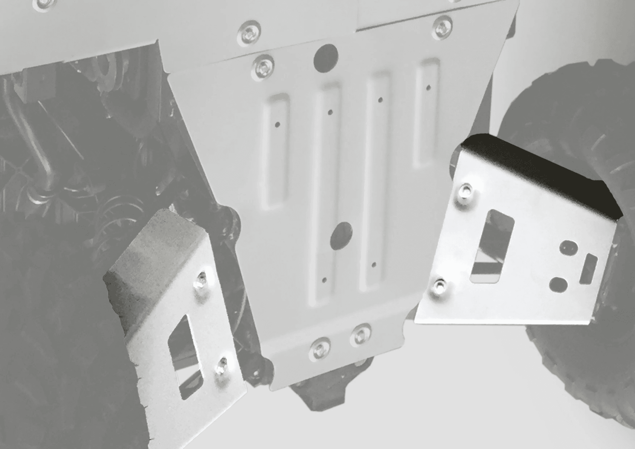 ALLOY REAR A ARM GUARDS POL