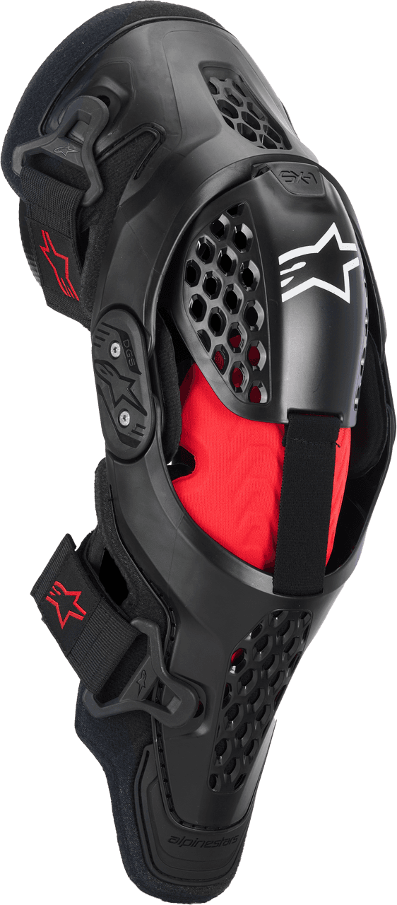 Alpinestars SX-1 Plasma Knee Protector Black/Red/Cool Grey 2XL