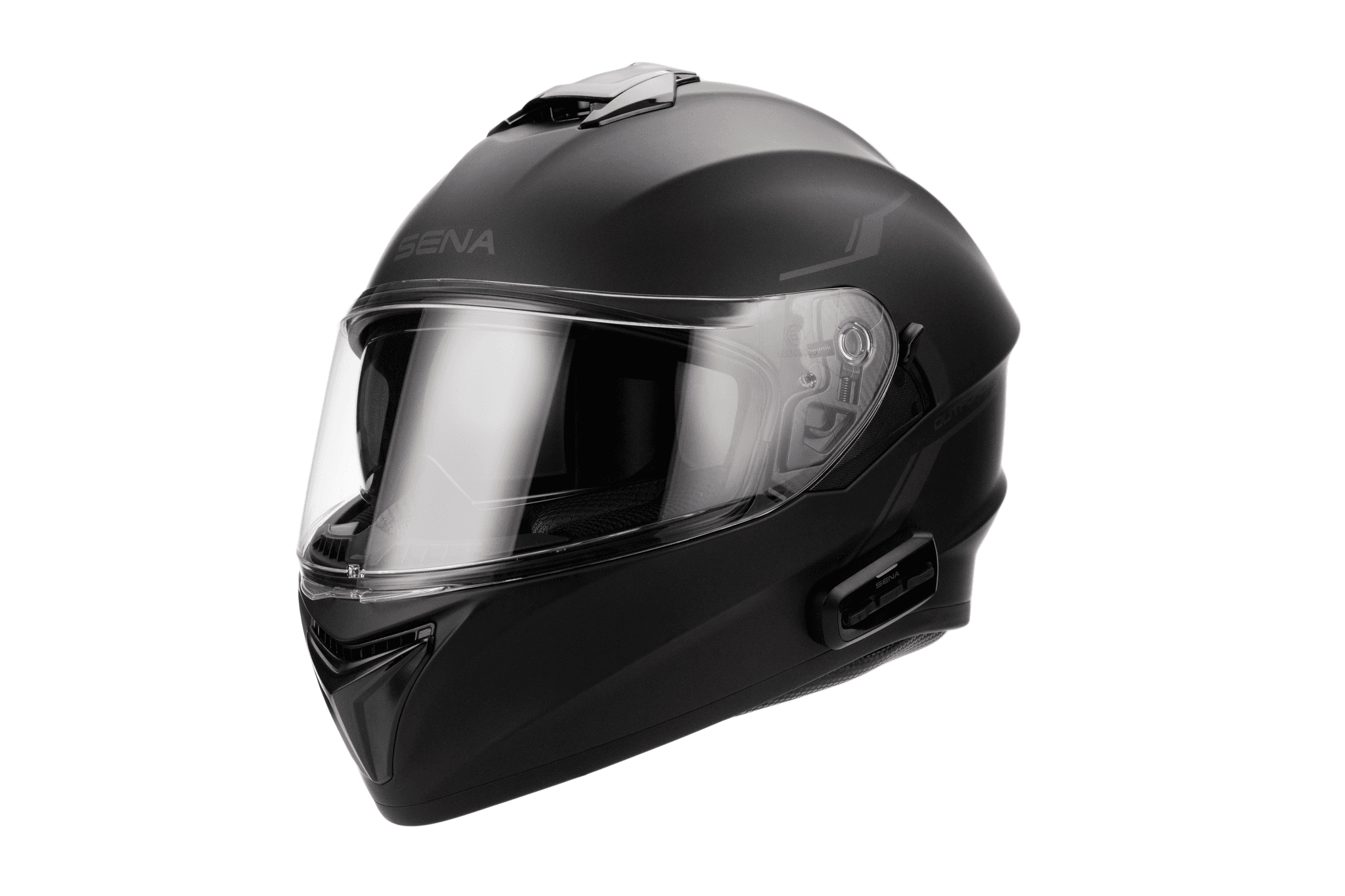 Sena Outforce Full Face Helmet Bluetooth Matte Black LG