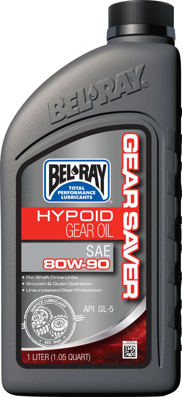 Bel-Ray Gear Saver Hypoid Oil 80W90 1L (12/CASE Sold Each)
