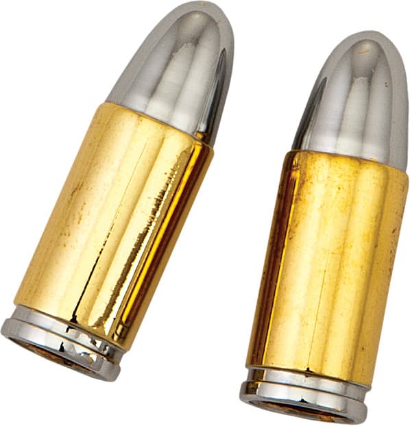HardDrive Valve Stem Caps Gold Bullet Pr