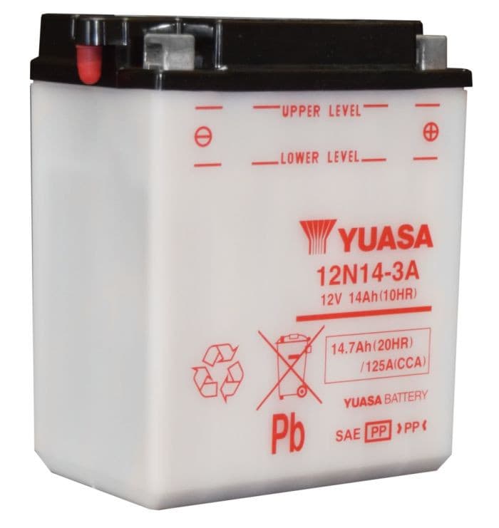 Yuasa Battery 12N14-3A Conventional