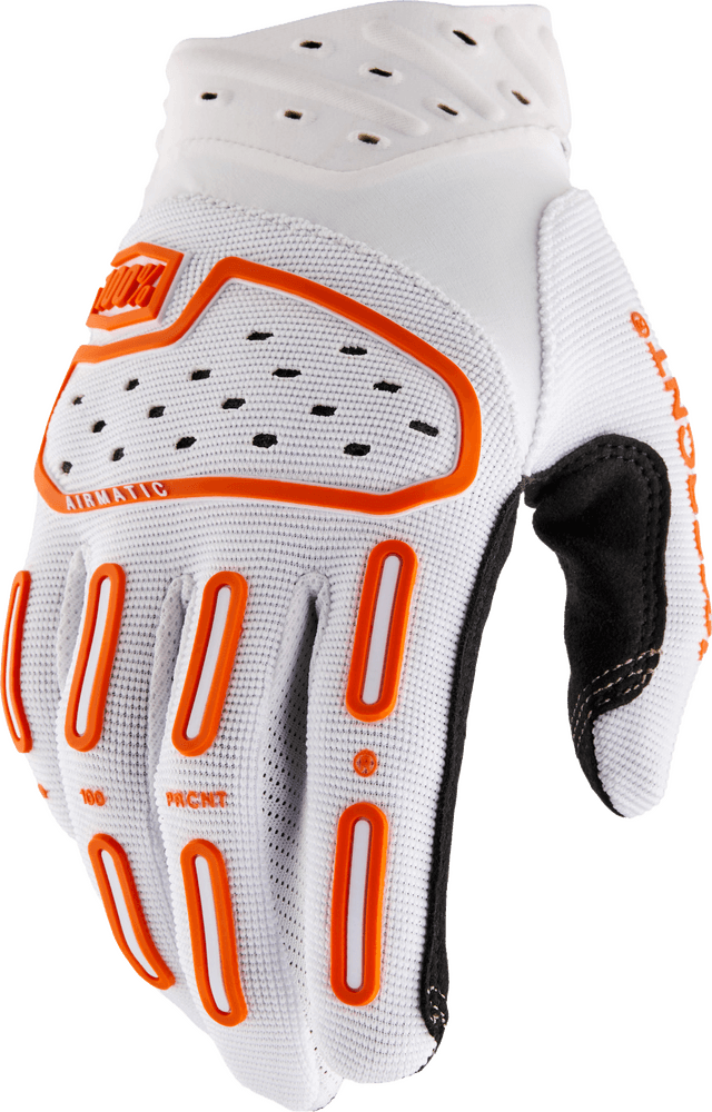 100-PERCENT Airmatic 2 Gloves White/Orange 2X