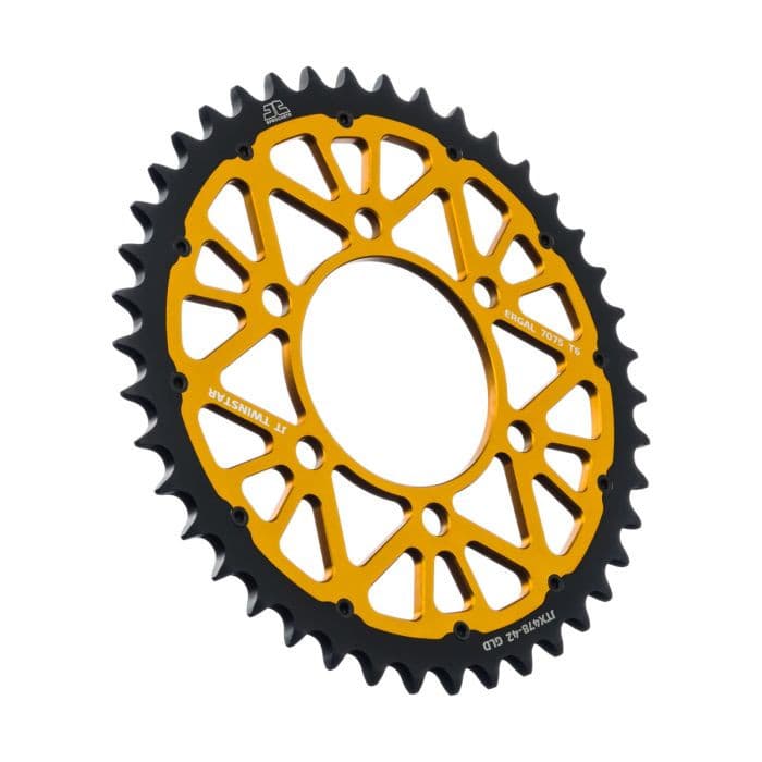 TWINSTAR SPROCKET GOLD 42-TOOTH