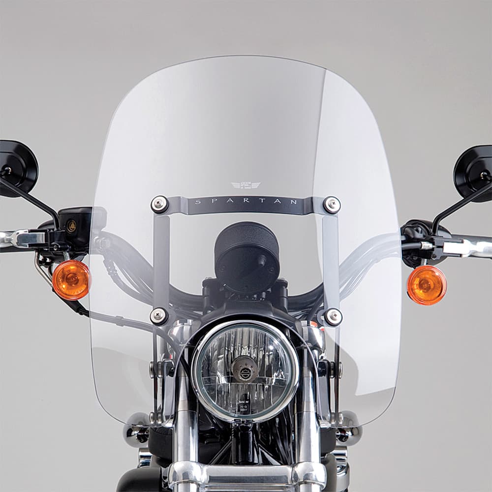 National Cycle Spartan Windshield 17" Clear Quick Release