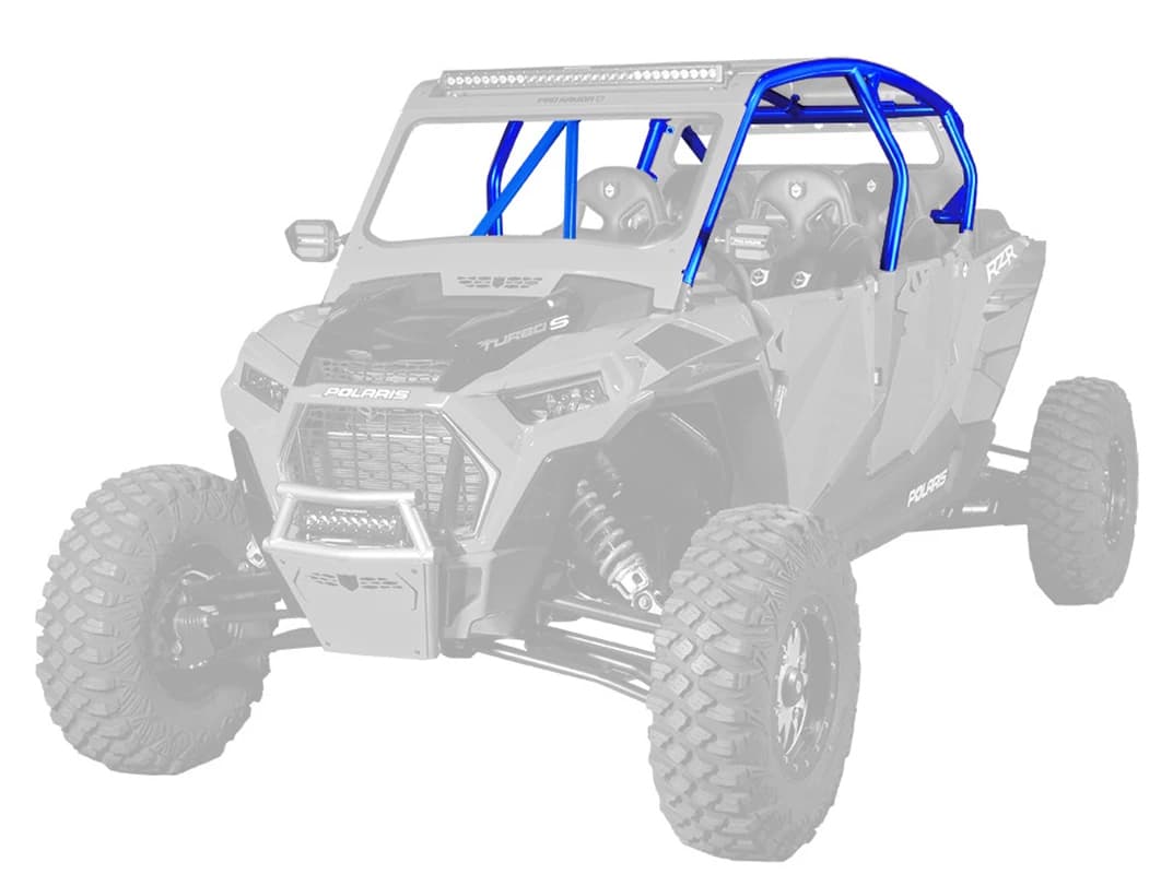 Pro Armor Cab Only Cage W/V Intrusion Polaris Blue