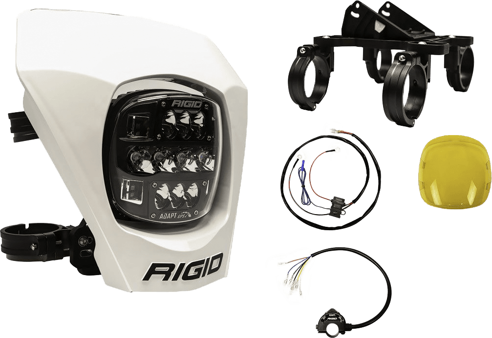 Rigid Adapt Xe Extreme LED Enduro LED Moto Kit White