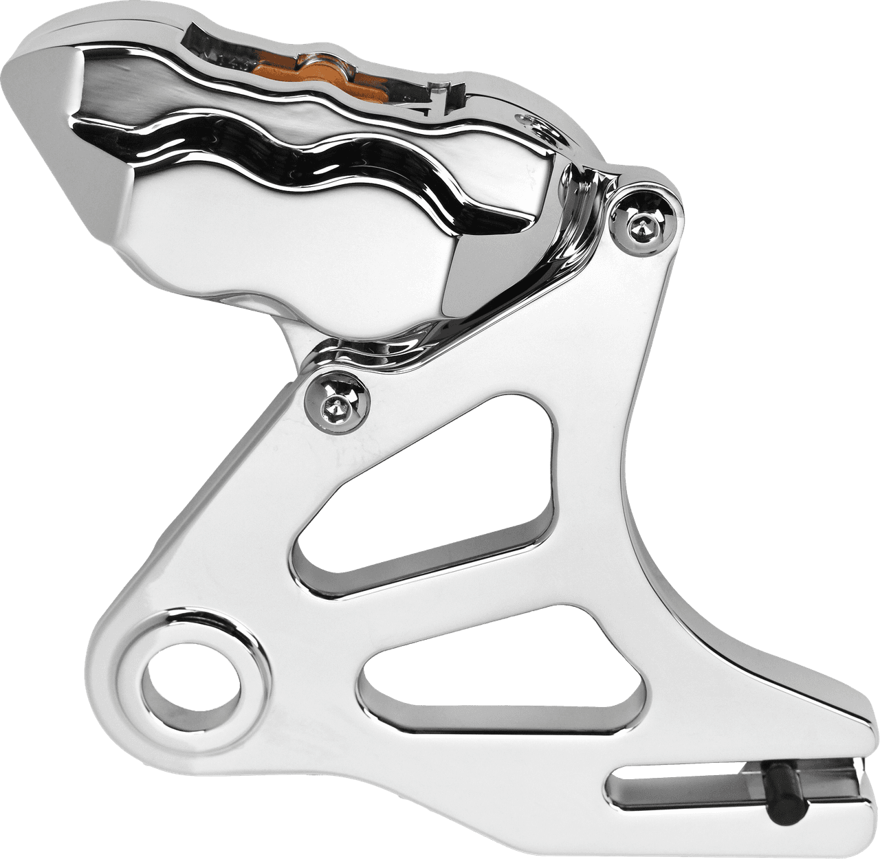 4 PIST REAR CALIPER KIT CHROME ST 18-UP