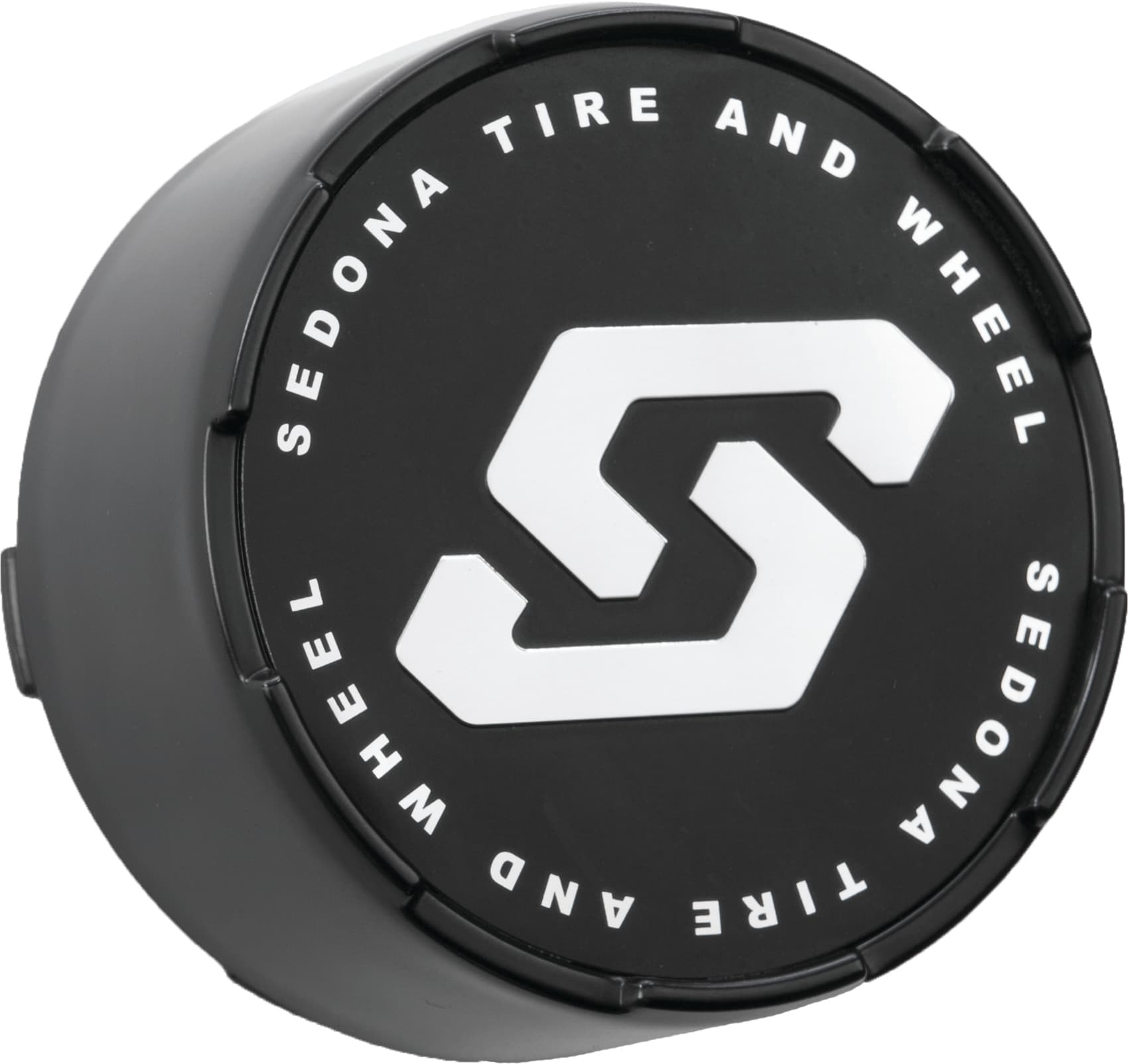 Sedona Split 6 Wheel Replacment Cap Black 4/137-4/156