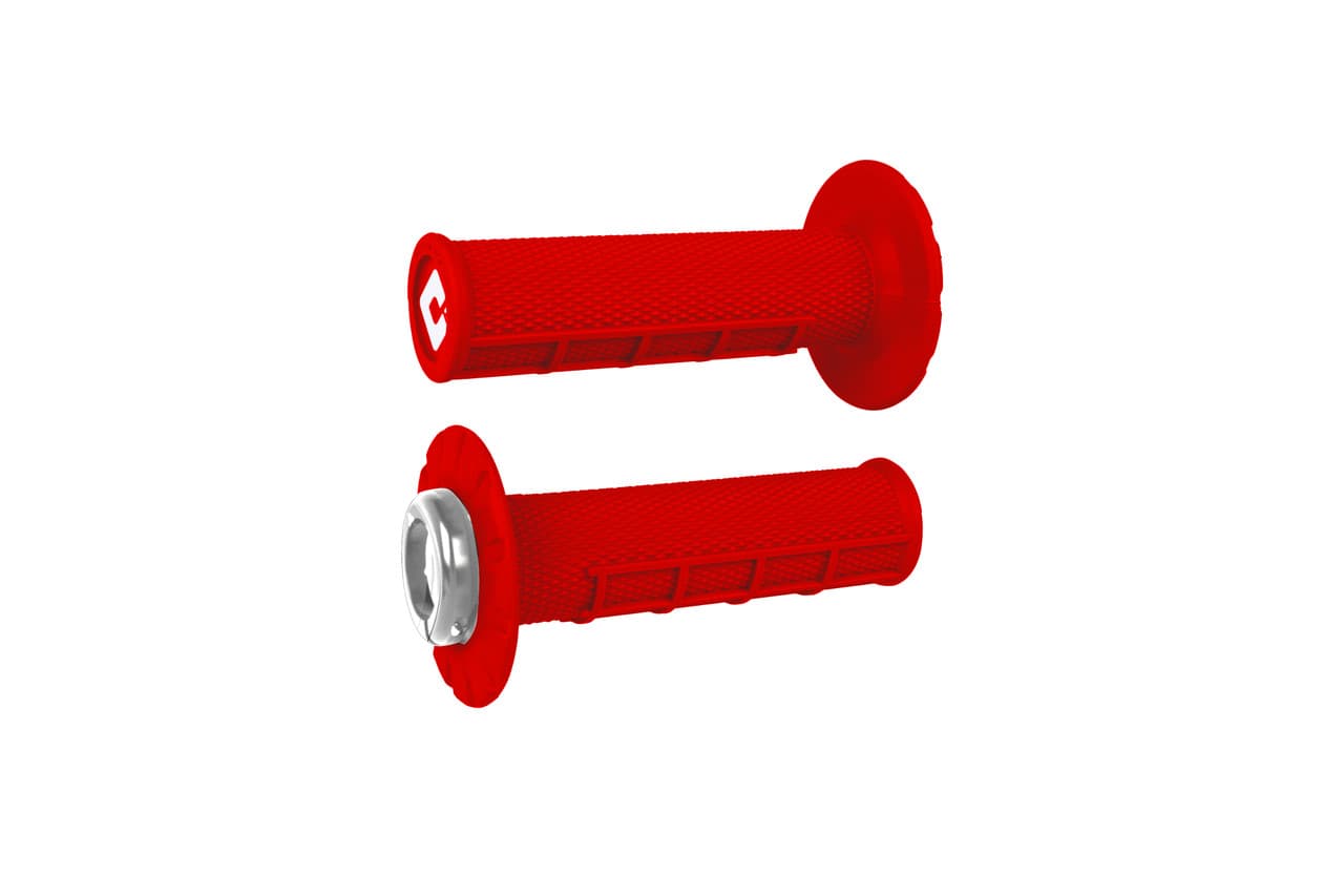 Odi ATV Half Waffle V2.1 Grip Bright Red/Silver