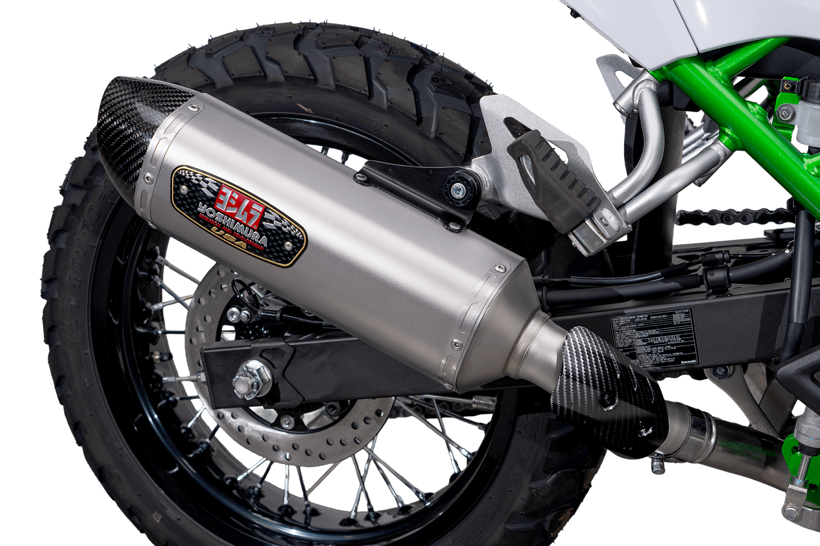 Yoshimura Exhaust Street R-77 Slip On Ss-Ss-Cf Kawasaki