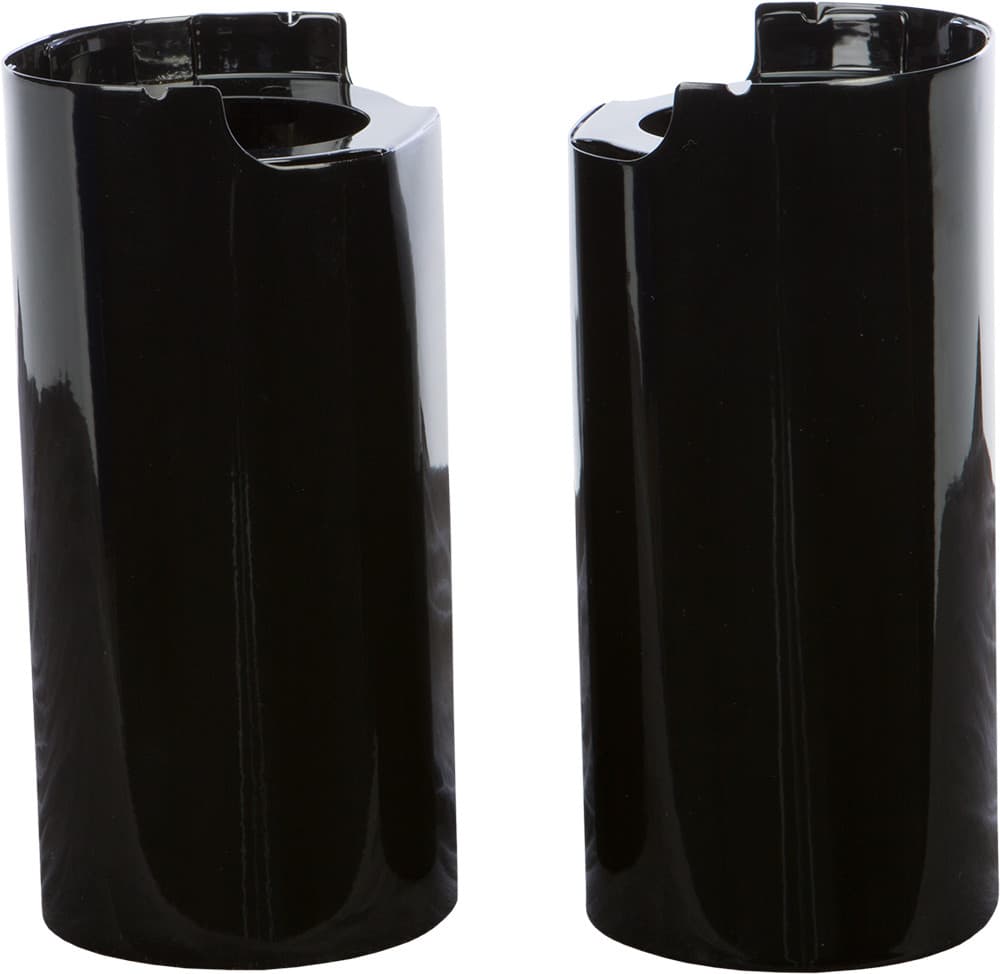 HardDrive Upper Fork Tube Covers Black Touring 14-UP