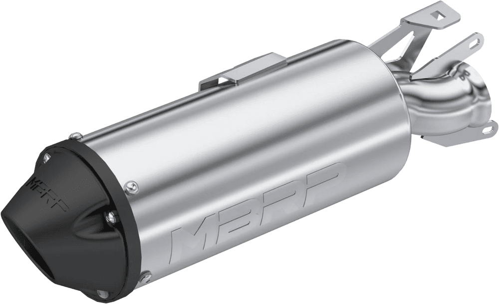 Mbrp Single Slip-On System W/ 5" Performance Muffler Black Tip