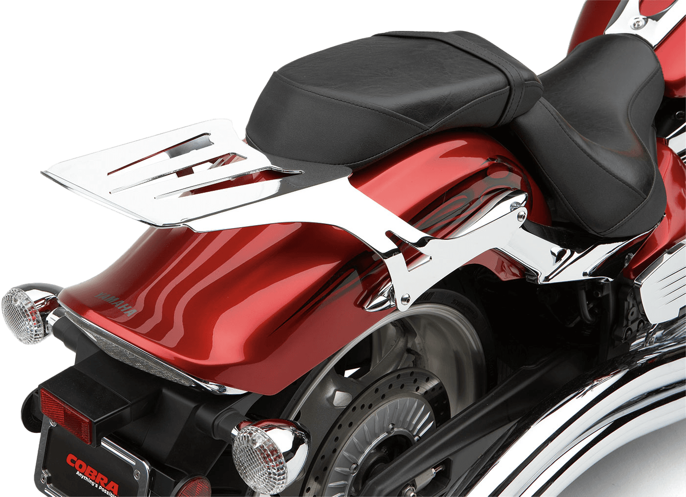 Cobra Solo Luggage Rack Chrome Formed Honda Rebel 250 96-16