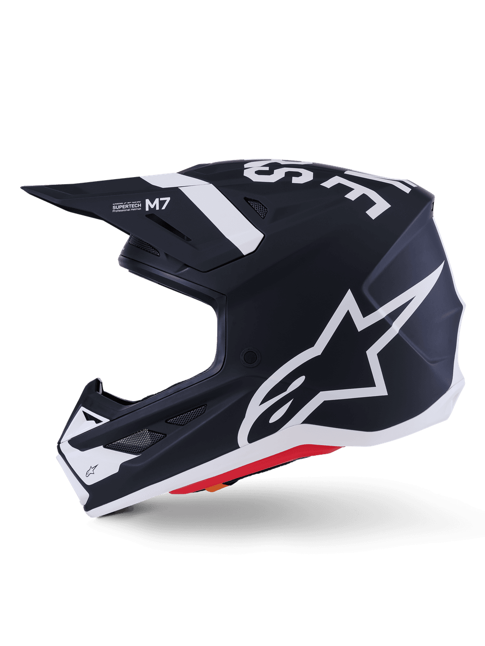 Alpinestars SM7 Dasher Helmet Black/White Matt XL