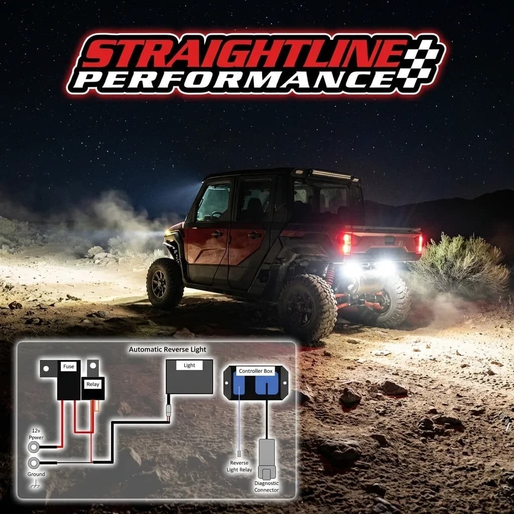 Straightline Smart Wire Reverse Light Kit Single Light Polaris
