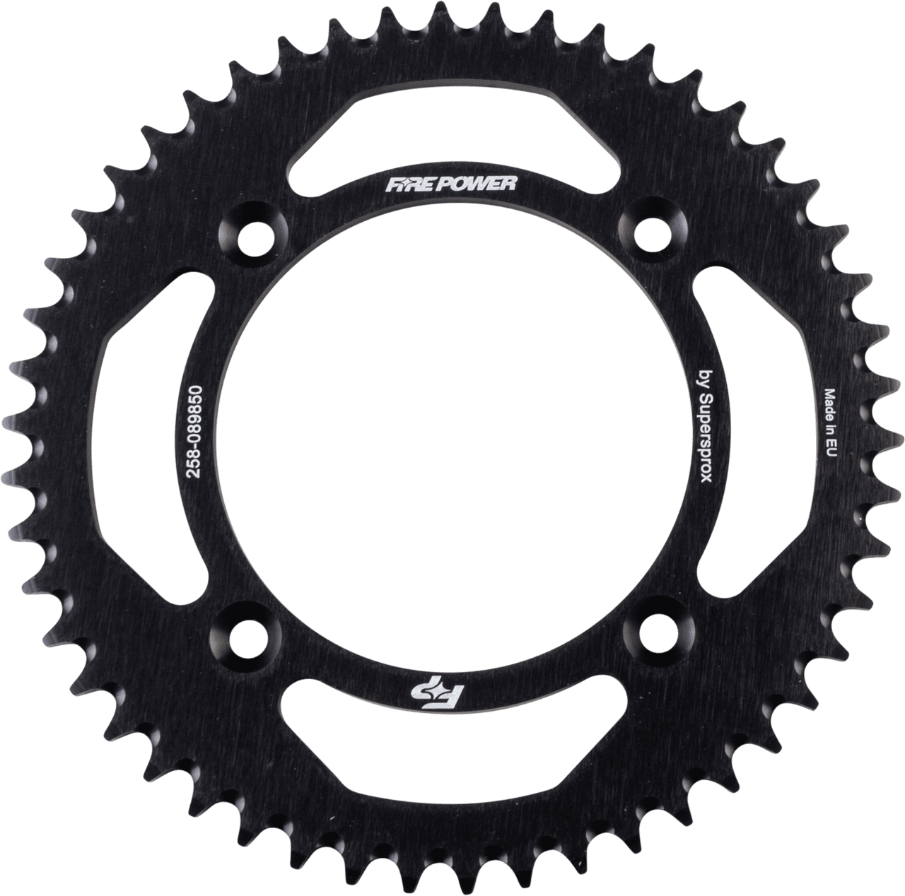 Fire Power Rear Sprocket Aluminum 50T Black