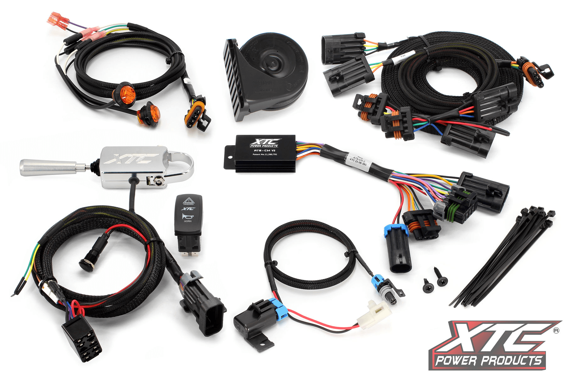 XTC Power Products Auto Turn Signal Kit W/ Billet Column Lever Can