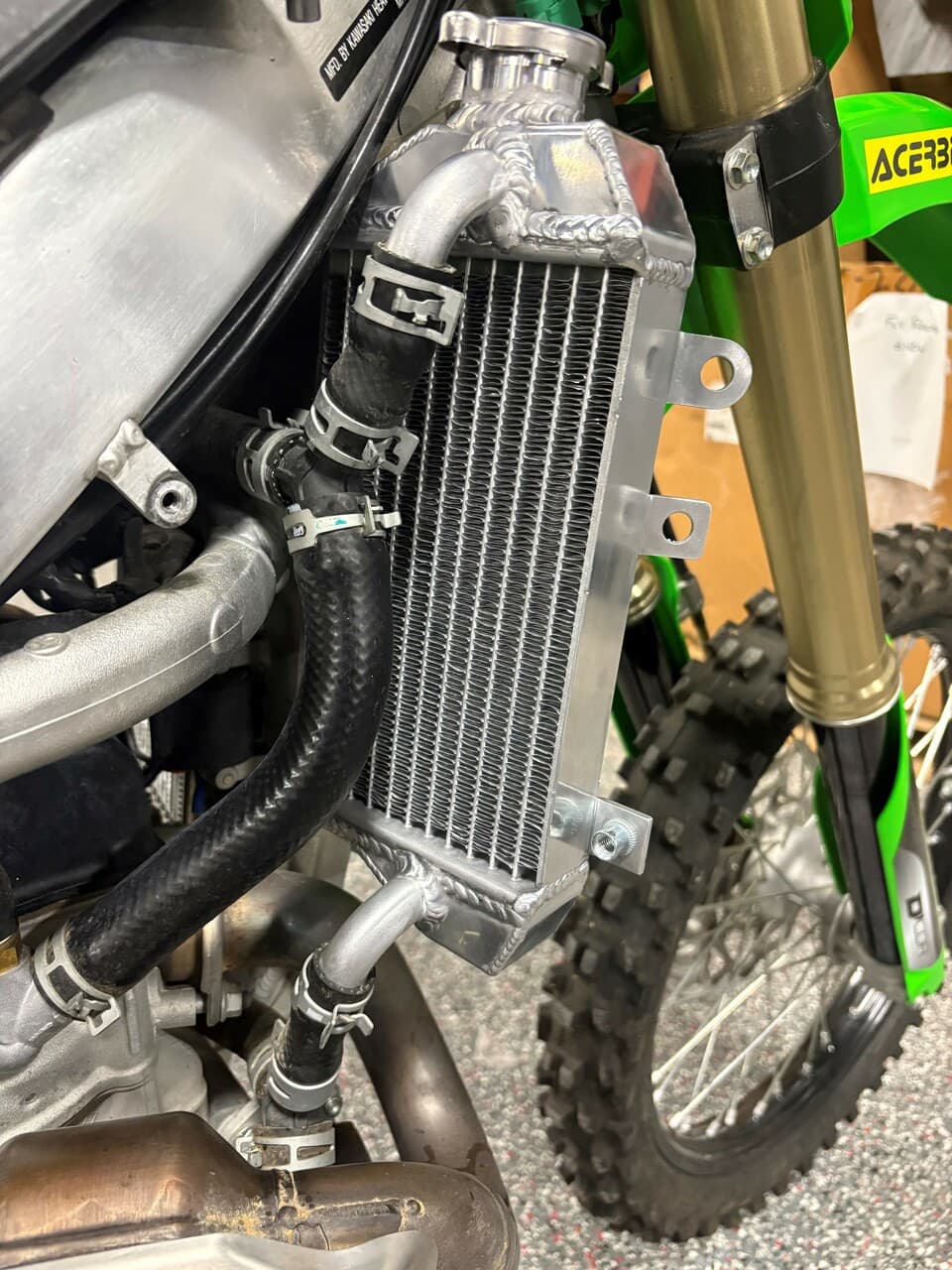 Fire Power Radiator Right Kawasaki