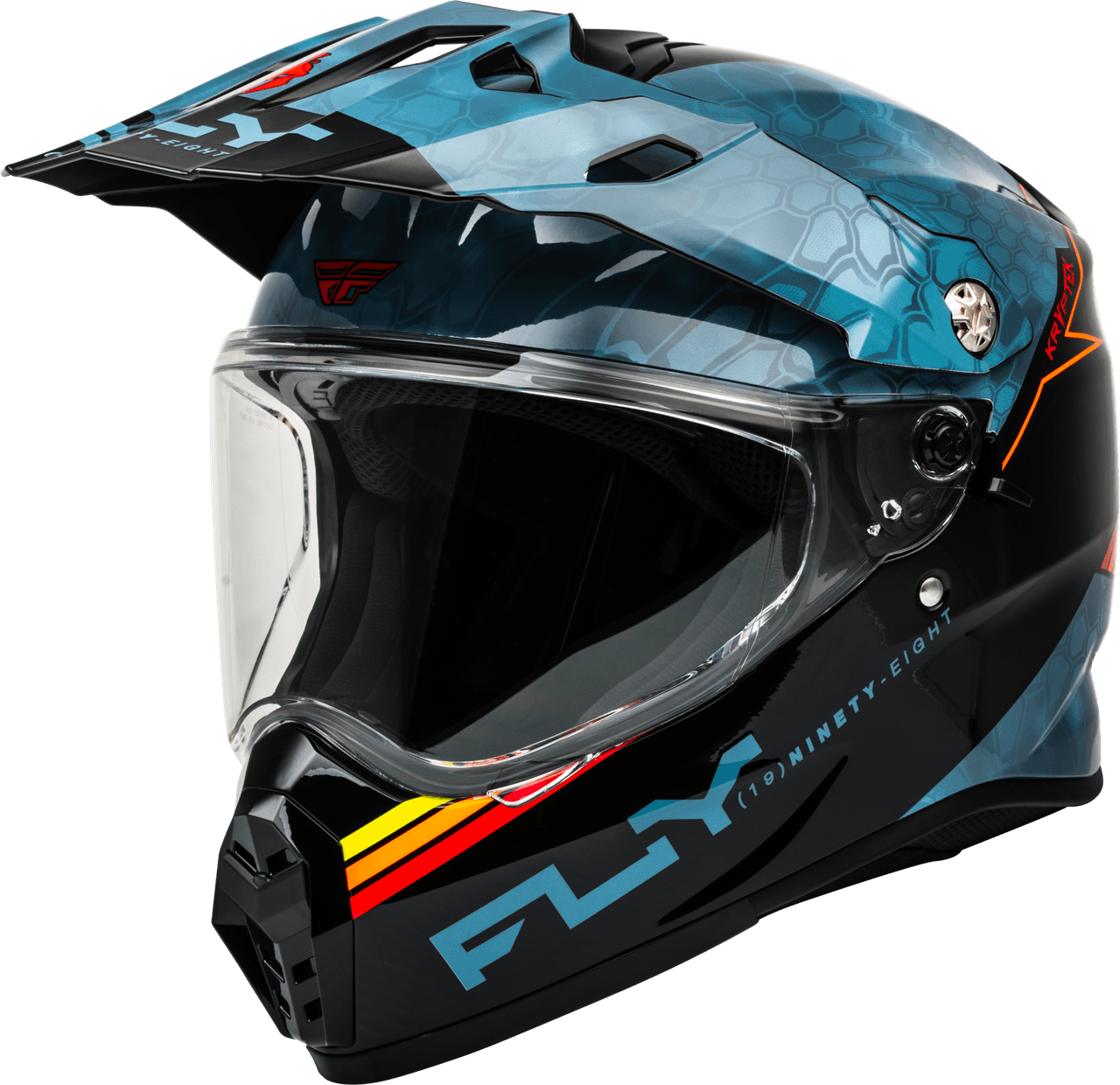 Fly Racing Trekker Kryptek Conceal Helmet Slate/Black/Red SM