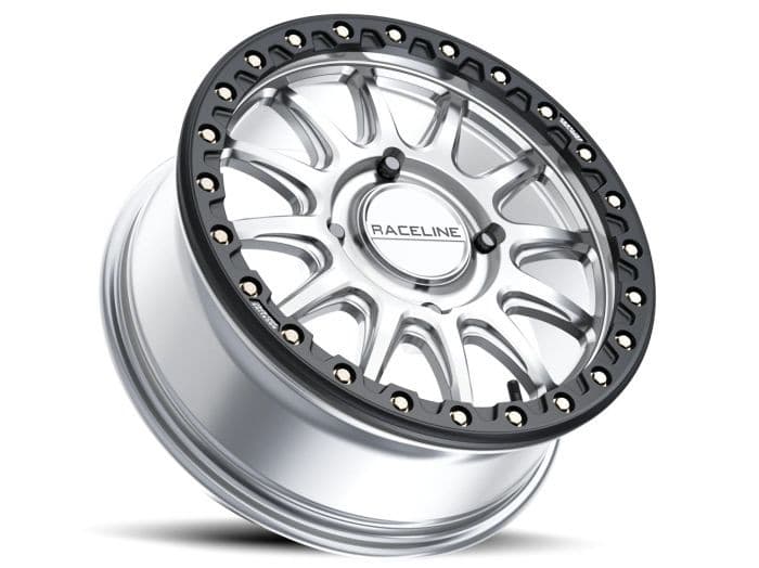 RACELINE ALPHA HYPER SILVER W/ BLACK OUTER RING 17X7 4X137 +40