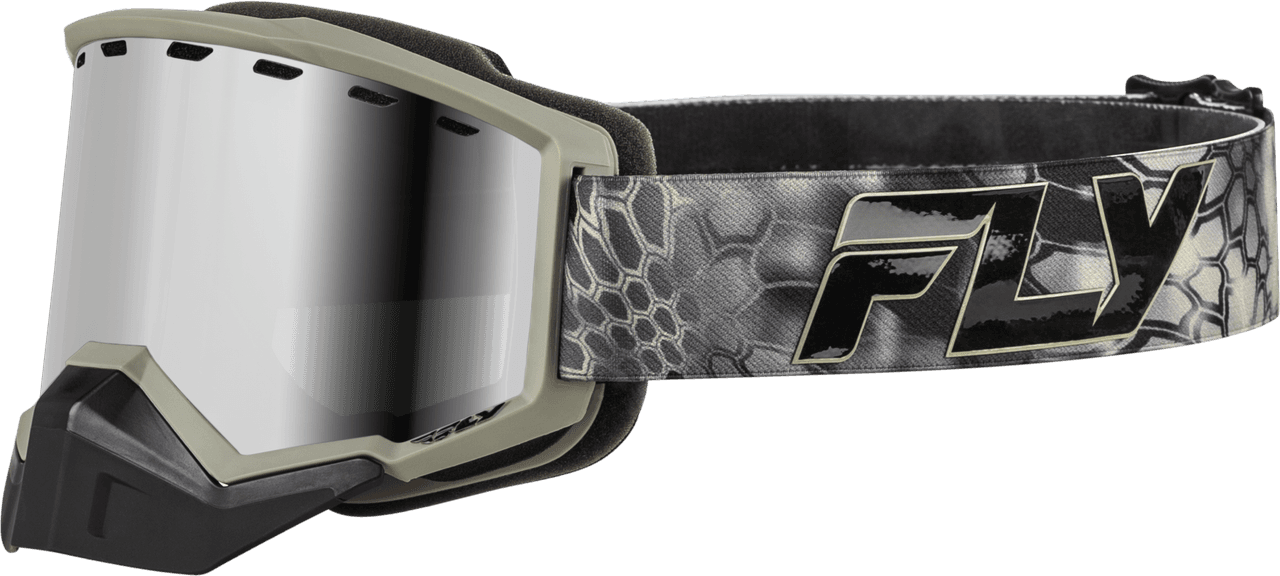 Fly Racing Focus Snow Goggle Se Kryptek W/ Silver Mirror/Smoke Lens
