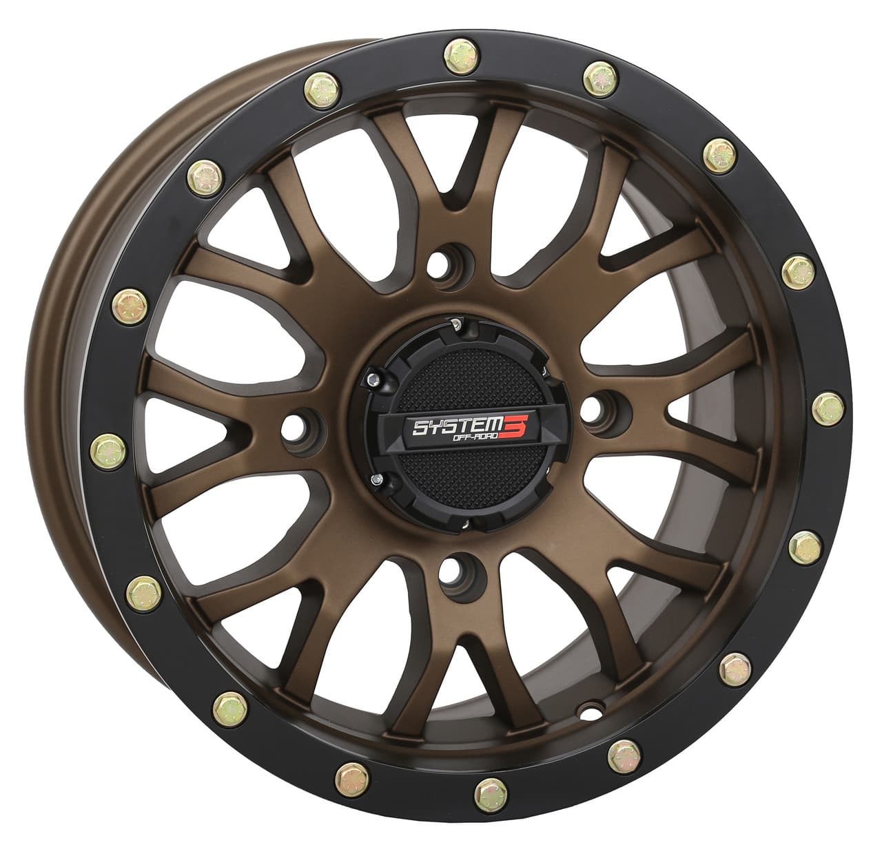 System 3 ST3 Wheel 15X7 5+2 (+40MM) 4/156 Matte Bronze/Black