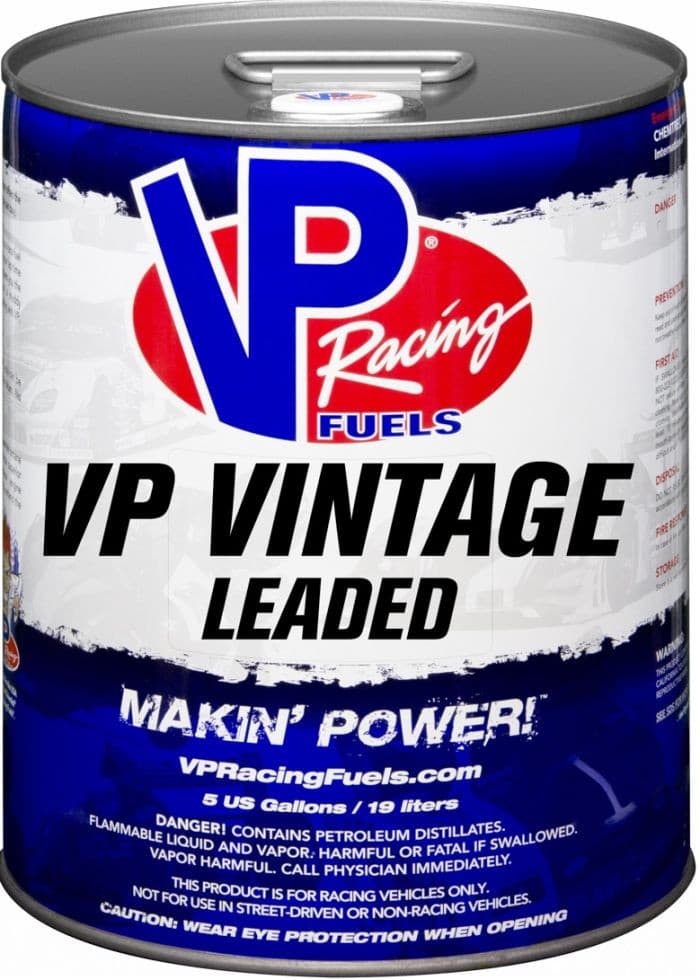 VP RACING FUELS VP VINTAGE LEADED 5 GALLON PAIL