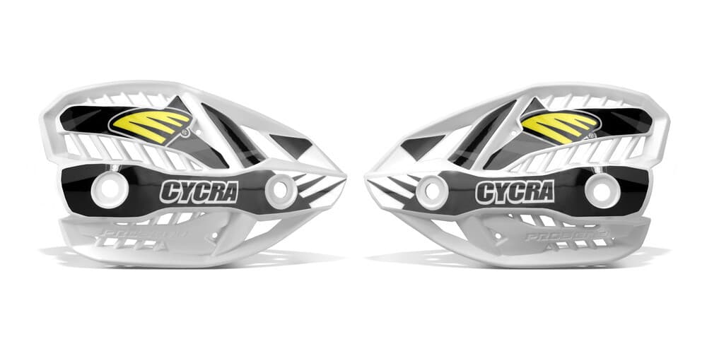 Cycra Crm Handshields - No Cover White