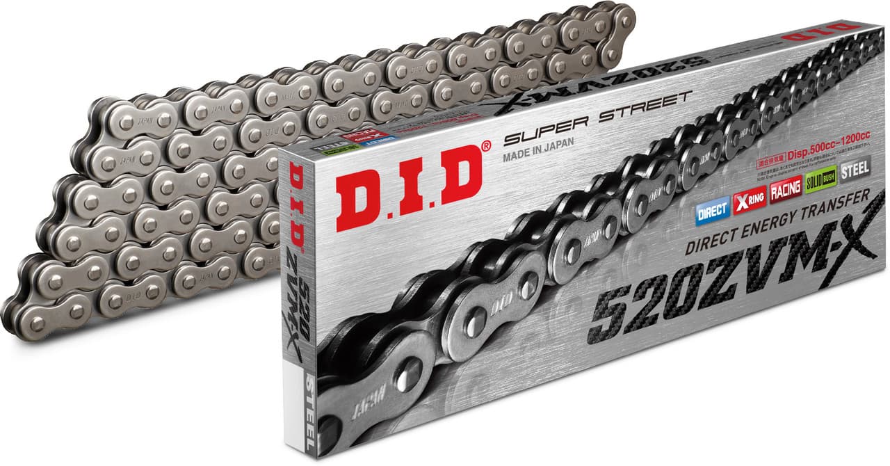 D.I.D Super Street 520ZVMX-120L X-Ring Zvmx Series Natural