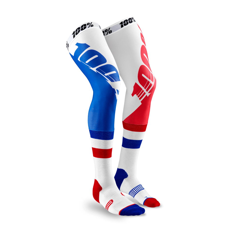100-PERCENT Rev Knee Brace Socks Corpo SM/MD
