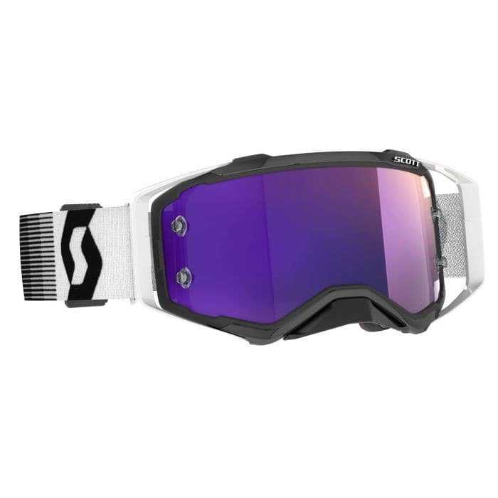 SCOTT PROSPECT PREMIUM BLACK/WHITE PURPLE CHROME WORKS