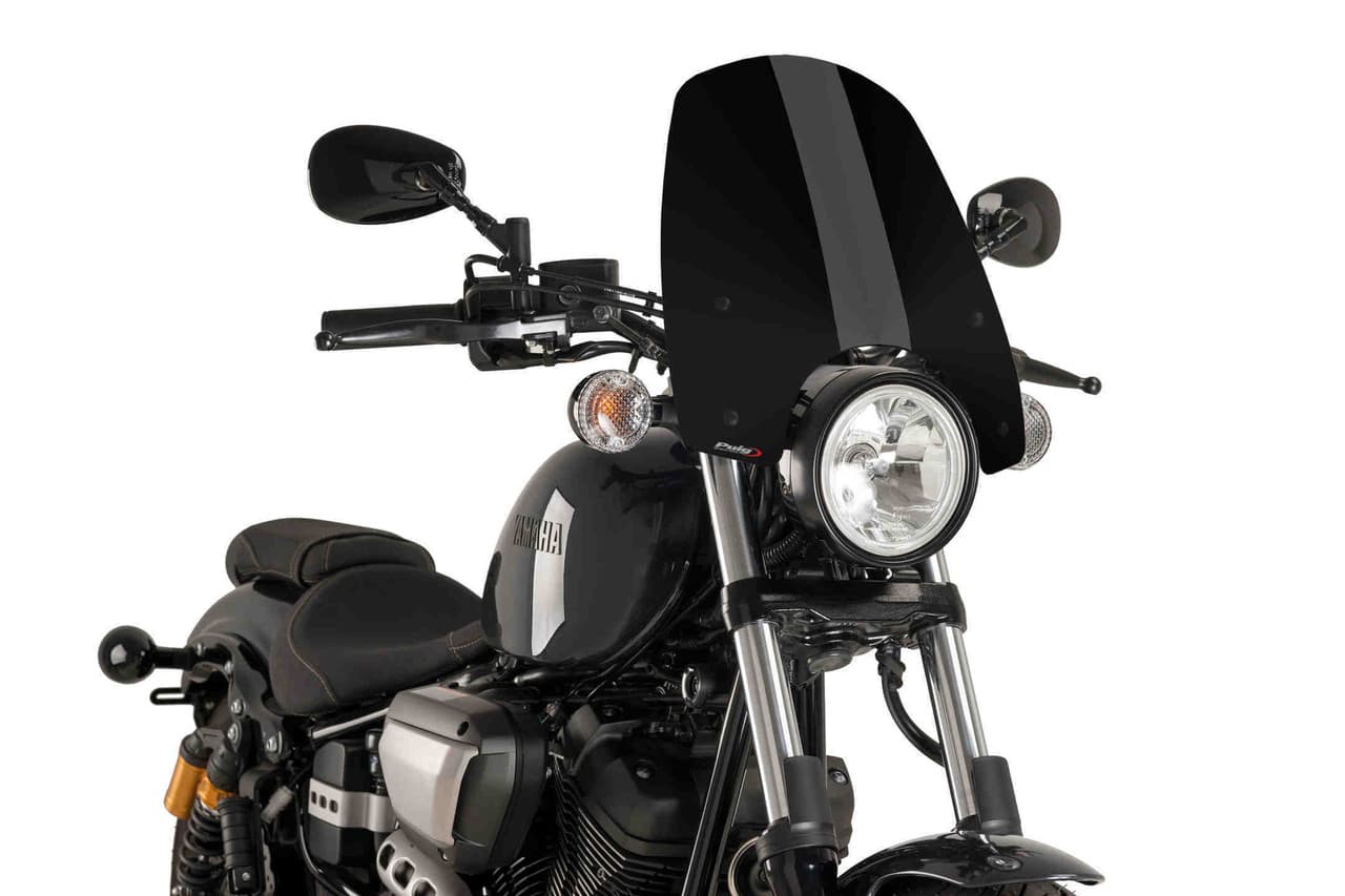 Puig Windscreen Naked New Gen Touring Black Yamaha